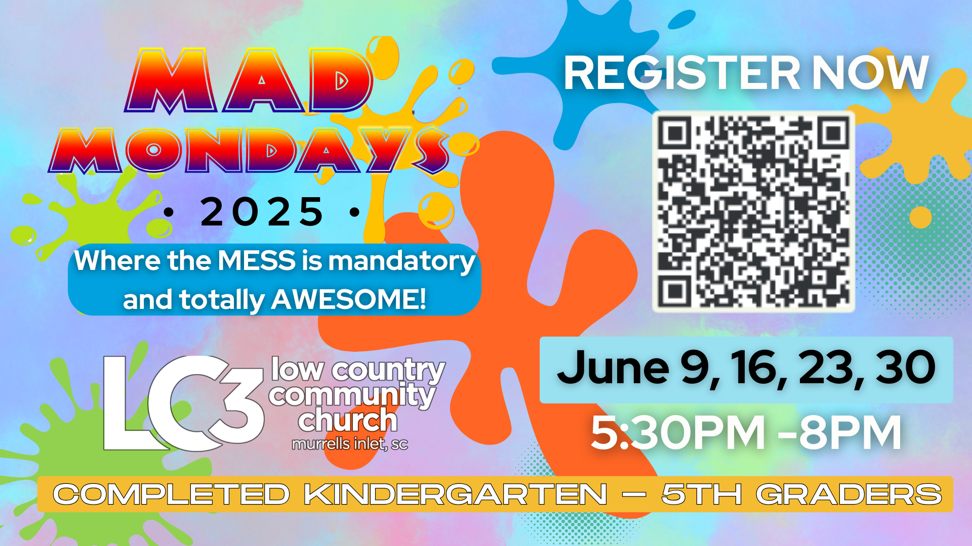 Mad Mondays Kid Registration(169)