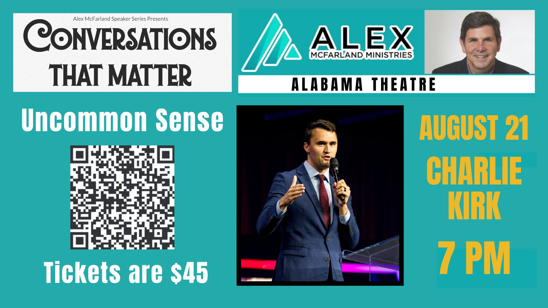 Alex McFarland Ministries Charlie Kirk